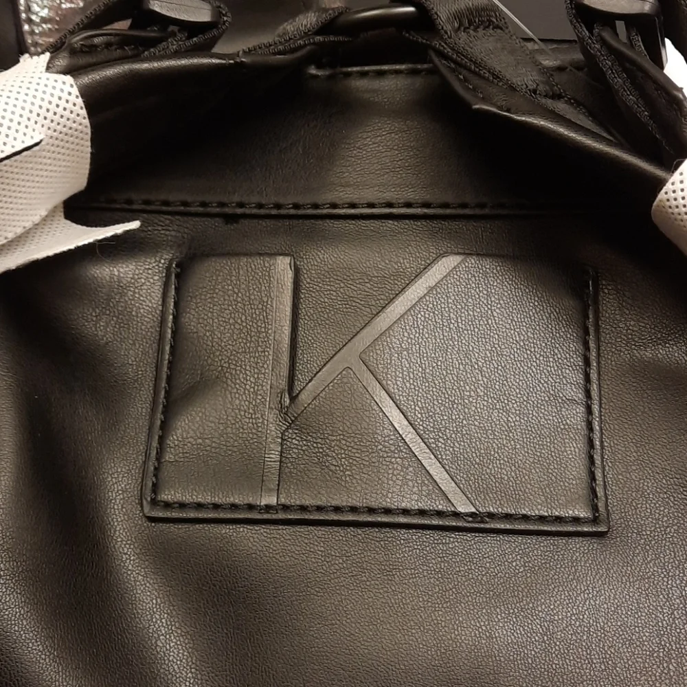 NWT, Kendall + Kylie Metallic Lex Foiled Backpack